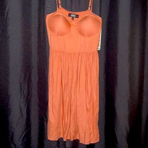 Rewash Coral Pink Mini Dress